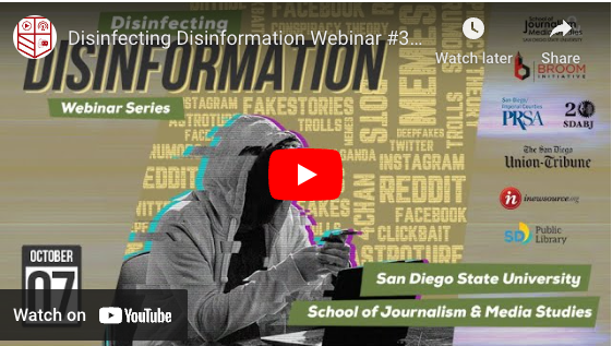 Disinfecting Disinformation Webinar #3: Lauren Mapp & Ivy Le on Oct. 7, 2020