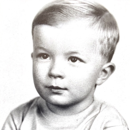 Glen Broom at 3 years old