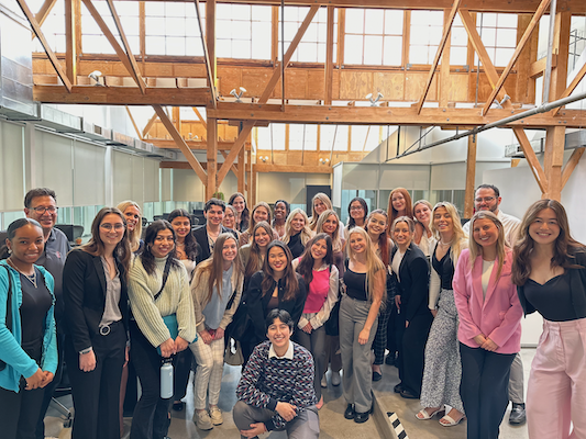 SDSU PR students visit LA agency